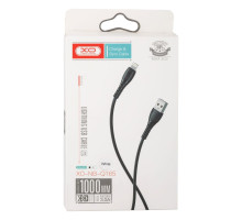 Кабель USB XO NB-Q165 Lightning 3A Колір Чорний 6920680875382