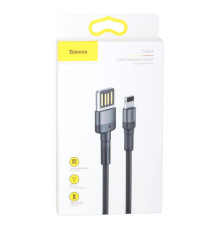 Кабель USB Baseus USB to Lightning 2.4A CALKLF-G Колір Сіро-Чорний, G1 6953156283343