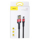 Кабель USB Baseus USB to Lightning 2.4A CALKLF-G Колір Сіро-Чорний, G1 6953156283343