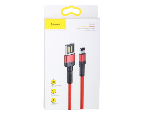 Кабель USB Baseus USB to Lightning 2.4A CALKLF-G Колір Сіро-Чорний, G1 6953156283343