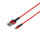 Кабель USB Baseus USB to Lightning 2.4A CALKLF-G Колір Сіро-Чорний, G1 6953156283343