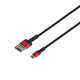 Кабель USB Baseus USB to Lightning 2.4A CALKLF-G Колір Сіро-Чорний, G1 6953156283343