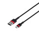 Кабель USB Baseus USB to Type-C 2A 3m CATKLF-U Колір Червоно-Чорний, 91