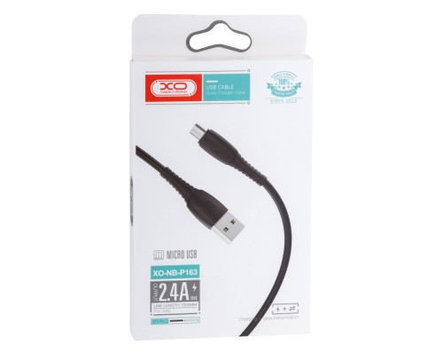 Кабель USB XO NB-P163 2.4A USB Micro Колір Бiлий