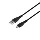 Кабель USB XO NB-P163 2.4A USB Micro Колір Бiлий