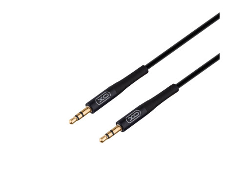 Кабель Aux XO NB-R175A 3.5mm to 3.5mm Колір Чорний 6920680876990