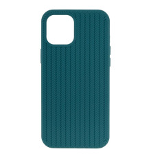 Чохол Silicone Knitted для iPhone 12 Pro Max Copy Колір 6, Red