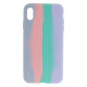 Чохол Silicone Knitted для iPhone Xs Max Copy Колір 28, Stripes