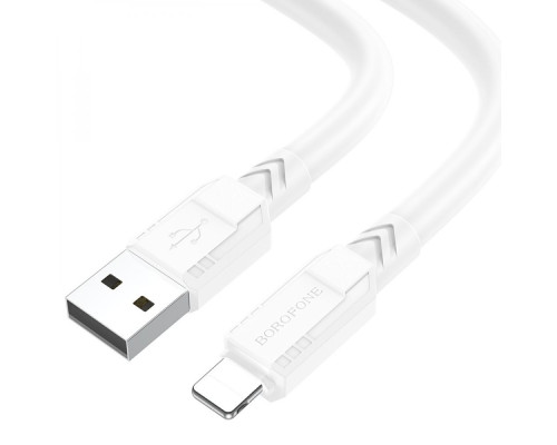 Кабель USB Borofone BX81 Lightning М'ята упаковка Колір Білий