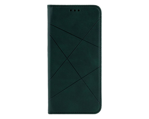 Чохол книжка Business Leather для Samsung Galaxy A03s (A037) Колір Green 2020000266440