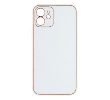 Чохол Leather Gold with Frame without Logo для iPhone 12 Колір 13, White 2020000264460