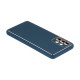 Чохол Leather Gold with Frame without Logo для Samsung A32 4G Колір 14, Navy Blue