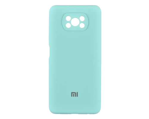 Чохол Full Case HQ with frame для Xiaomi Poco X3/X3 Pro Колір 21, Sea blue 2020000283959