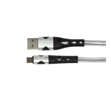 Кабель USB Hoco U105 Micro 1.2m Колір Сталевий 6931474757623