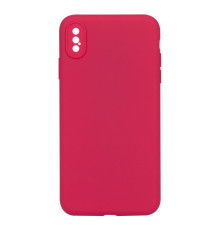 Чохол Silicone Case Full Camera no logo для iPhone Xs Max Колір 56, Wine red 2020000293972