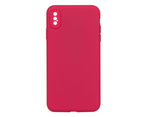 Чохол Silicone Case Full Camera no logo для iPhone Xs Max Колір 56, Wine red 2020000293972