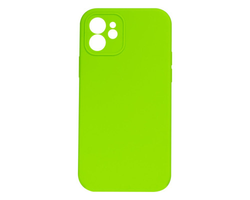 Чохол Silicone Case Full Camera no logo для iPhone 12 Колір 55, Pine green