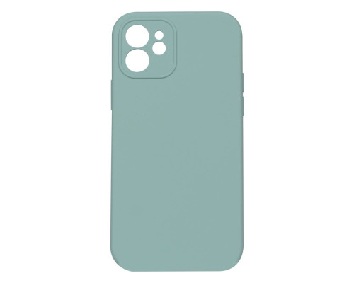 Чохол Silicone Case Full Camera no logo для iPhone 12 Колір 55, Pine green