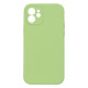 Чохол Silicone Case Full Camera no logo для iPhone 12 Колір 55, Pine green