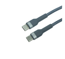 Кабель USB Remax RC-172 type C to type C 100W PD Колір Сталевий 6954851206644