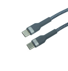 Кабель USB Remax RC-172 type C to type C 100W PD Колір Сталевий 6954851206644