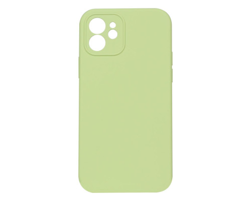 Чохол Silicone Case Full Camera no logo для iPhone 12 Колір 55, Pine green