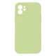 Чохол Silicone Case Full Camera no logo для iPhone 12 Колір 55, Pine green