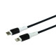 Кабель USB Borofone BX79 IP PD 20W/3A Silicone Type-C to Lightning Колір Білий