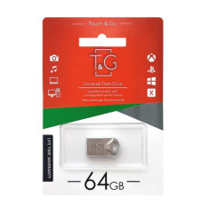USB флеш-накопичувач T&G 64gb Metal 106 Колір Сталевий