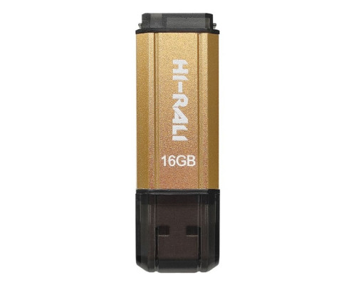 USB флеш-накопичувач Hi-Rali Stark 16gb Колір Чорний