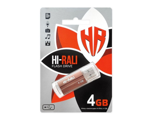 USB флеш-накопичувач Hi-Rali Corsair 4gb Колір Бронзовий