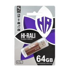 USB флеш-накопичувач Hi-Rali Corsair 64gb Колір Сталевий