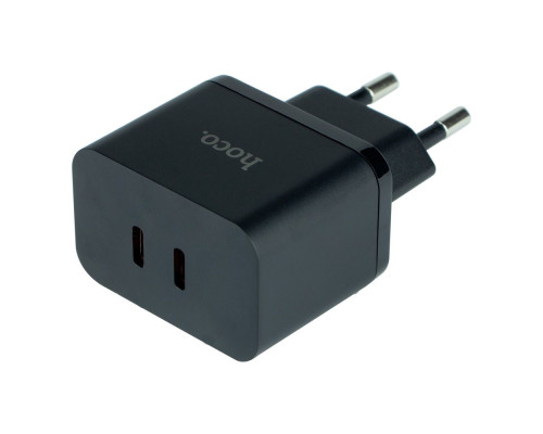 Мережевий Зарядний Пристрій Hoco N29 Triumph PD+QC3.0 35W Type-C to Lightning Колір Чорний 6931474782175