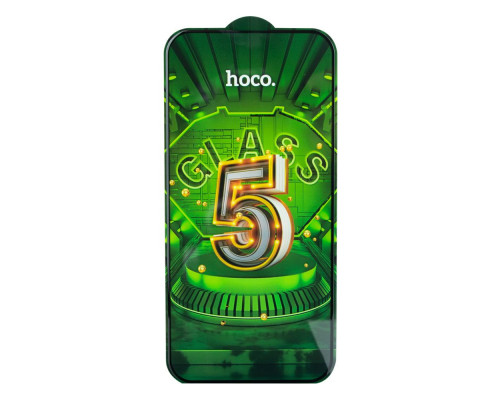 Захисне скло Hoco G12 5D for Apple Iphone 14 Pro Max 25 шт Колір Чорний
