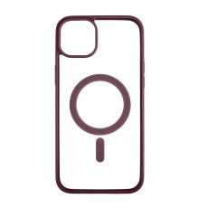 Чохол TPU Color with Magsafe для iPhone 14 Plus Колір 07, Bordo 2020000325710