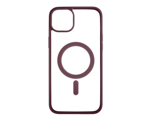 Чохол TPU Color with Magsafe для iPhone 14 Plus Колір 07, Bordo 2020000325710