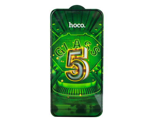 ПОШТУЧНО Захисне скло Hoco G12 5D for Apple Iphone 12/12 Pro Колір Чорний