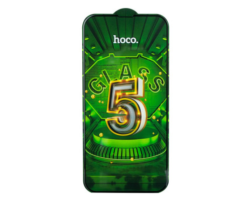 ПОШТУЧНО Захисне скло Hoco G12 5D for Apple Iphone 13 Pro Max/14 Plus Колір Чорний