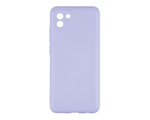 Чохол Full Case TPU+Silicone Touch No Logo для Samsung A03 4G Колір 39, Elegant Purple 2020000327035