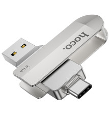 USB флеш-накопичувач Hoco UD10 USB3.0 Type C 32GB Колір Сталевий 6931474738653