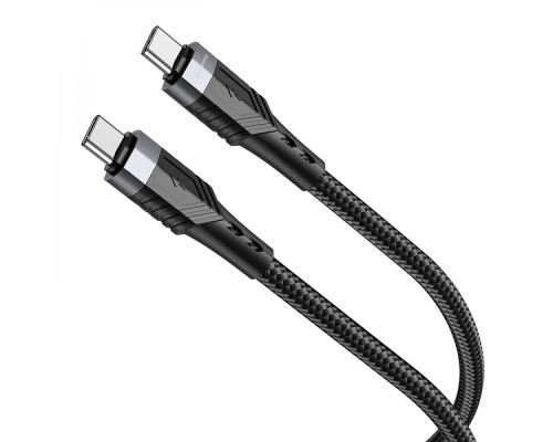 Кабель USB Borofone BU35 60W Type-C to Type-C 1,2m Колір Чорний
