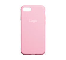 Чохол Silicone Case Full Size (AA) для iPhone 7/8/SE2 Колір 06.Light pink 2020000149569