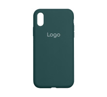 Чохол Silicone Case Full Size (AA) для iPhone Xr Колір 55.Pine green 2020000152811