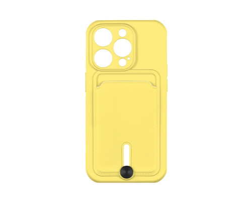 Чохол TPU Colorfull Pocket Card для iPhone 14 Pro Колір 04.Yellow