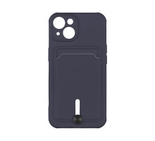 Чохол TPU Colorfull Pocket Card для iPhone 13 Колір 08.Dark blue 2020000359104