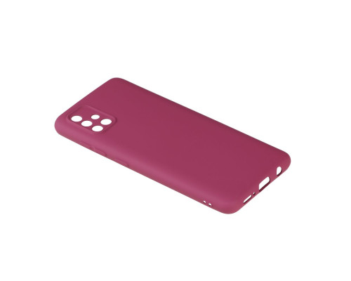 Чохол Silicone Cover Full Camera (A) для Samsung Galaxy A51 (A515) Колір 42.Maroon