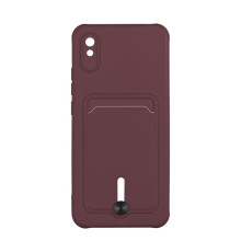 Чохол TPU Colorfull Pocket Card для Xiaomi Redmi 9A Колір 42.Maroon 2020000357780