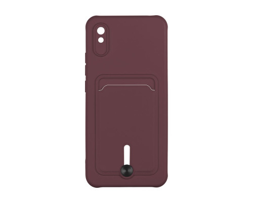 Чохол TPU Colorfull Pocket Card для Xiaomi Redmi 9A Колір 42.Maroon 2020000357780