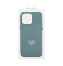 Чохол Leather Case with MagSafe для iPhone 14 Pro Max Колір Pine Needle Green 2020000363309