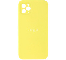 Чохол Silicone Case Square Full Camera для iPhone 11 Pro Колір 04, Yellow 2020000281658